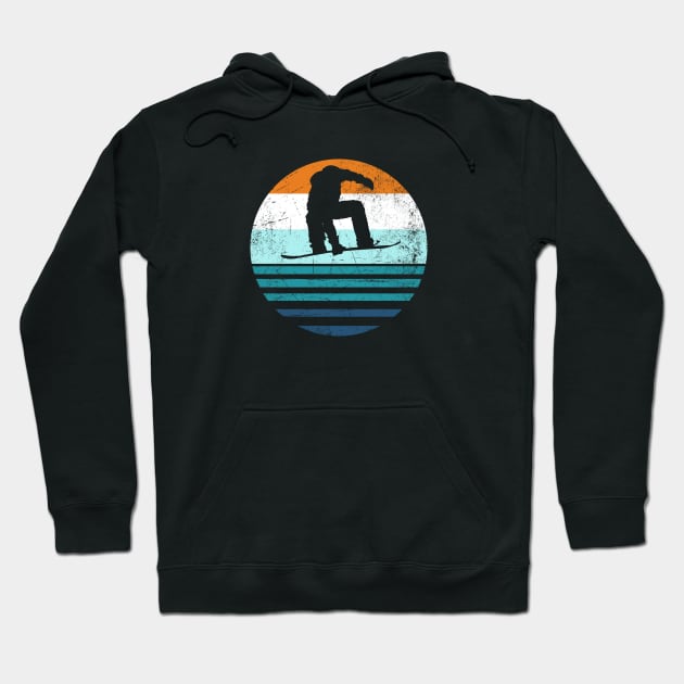 Snowboarding Lovers | Classic Sunset Hoodie by jpmariano